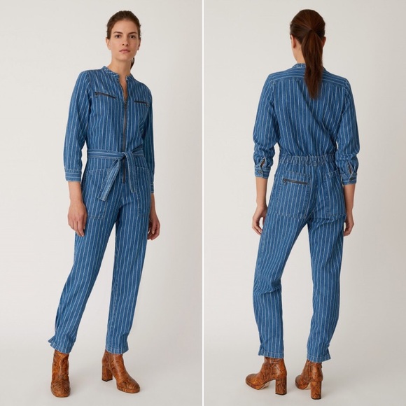 all in one denim jumpsuit